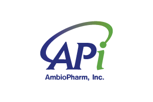 AmbioPharm APi logo in blue and green